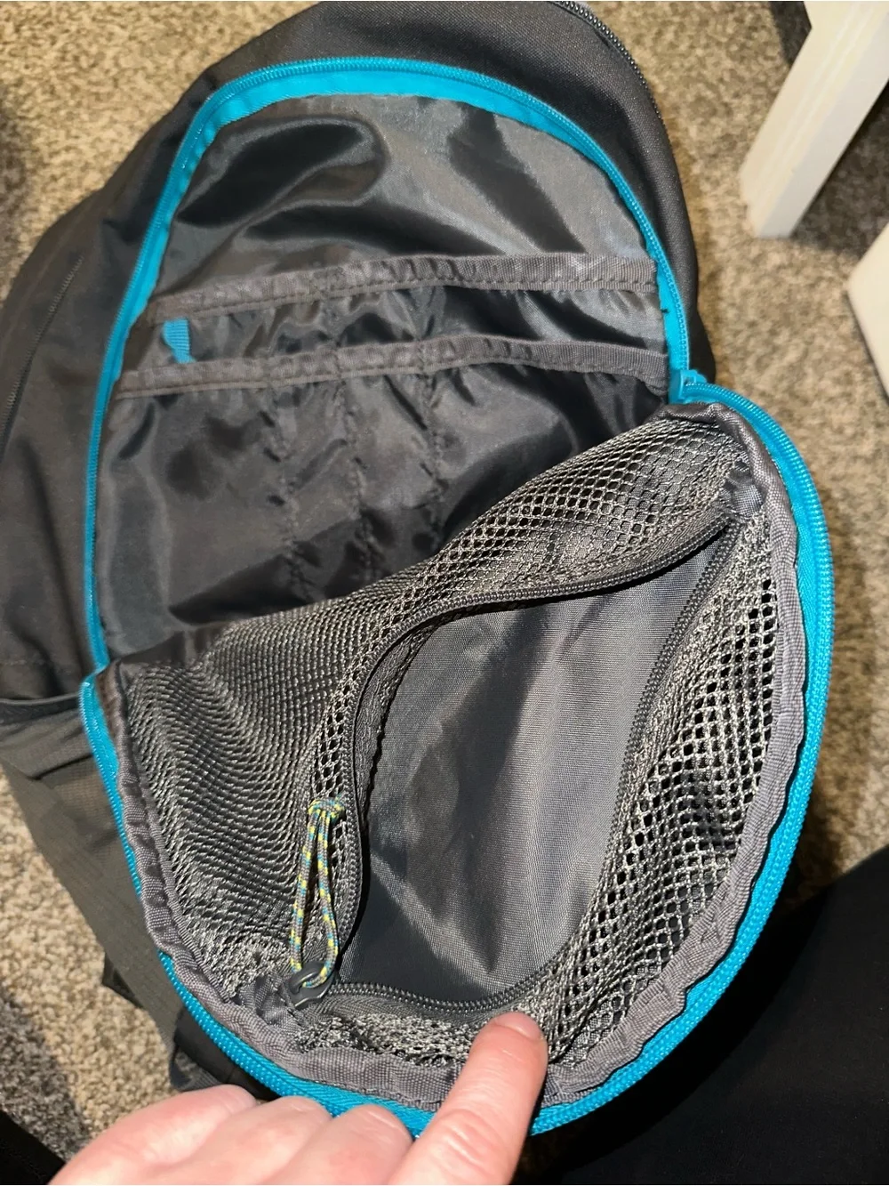 Sierra Designs Black & Teal Daypack Backpack